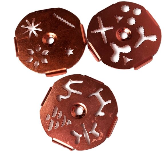 vintage 1950's Mirro Dial a Cookie Press Complete in Original Box - Picture 6 of 11